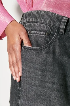 LUISA CERANO Bootcut-Black-Denim deep black