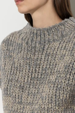 LUISA CERANO Bouclé-Pullunder heather grey