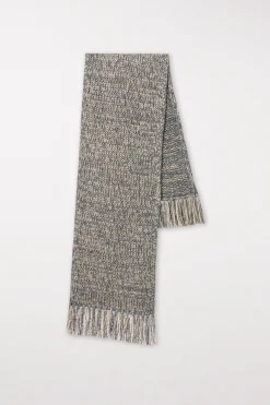 LUISA CERANO Bouclé-Strickschal heather grey