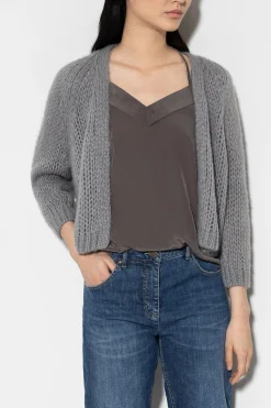 Online LUISA CERANO Cardigan Aus Alpaka-Mix