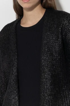 New LUISA CERANO Cardigan Aus Alpaka-Mix black
