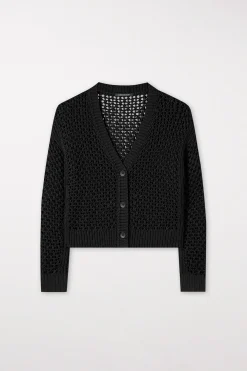 Clearance LUISA CERANO Cardigan Aus Leinen-Mix