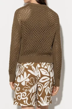 Clearance LUISA CERANO Cardigan Aus Leinen-Mix