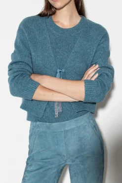 Clearance LUISA CERANO Cardigan Aus Woll-Mix