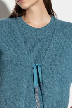 Clearance LUISA CERANO Cardigan Aus Woll-Mix