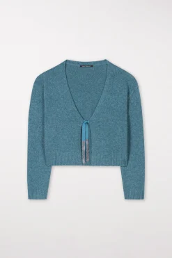 Clearance LUISA CERANO Cardigan Aus Woll-Mix