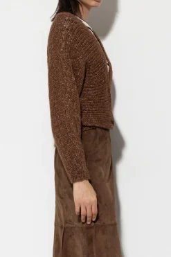 LUISA CERANO Cardigan In Parallelo-Optik