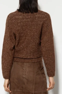 LUISA CERANO Cardigan In Parallelo-Optik