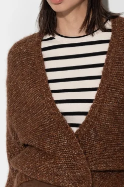 LUISA CERANO Cardigan In Parallelo-Optik