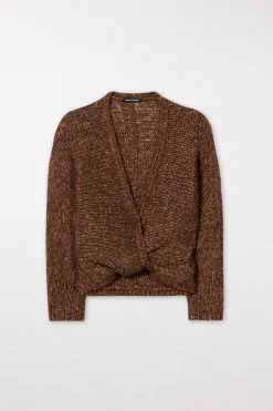 LUISA CERANO Cardigan In Parallelo-Optik
