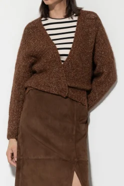 LUISA CERANO Cardigan In Parallelo-Optik