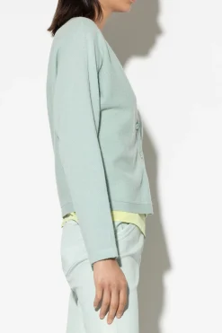Sale LUISA CERANO Cardigan In Parallelo-Optik