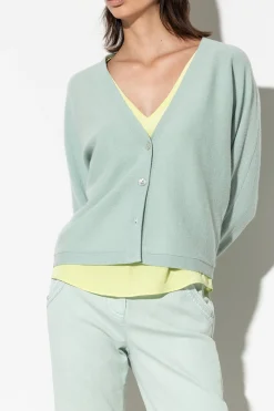 Sale LUISA CERANO Cardigan In Parallelo-Optik