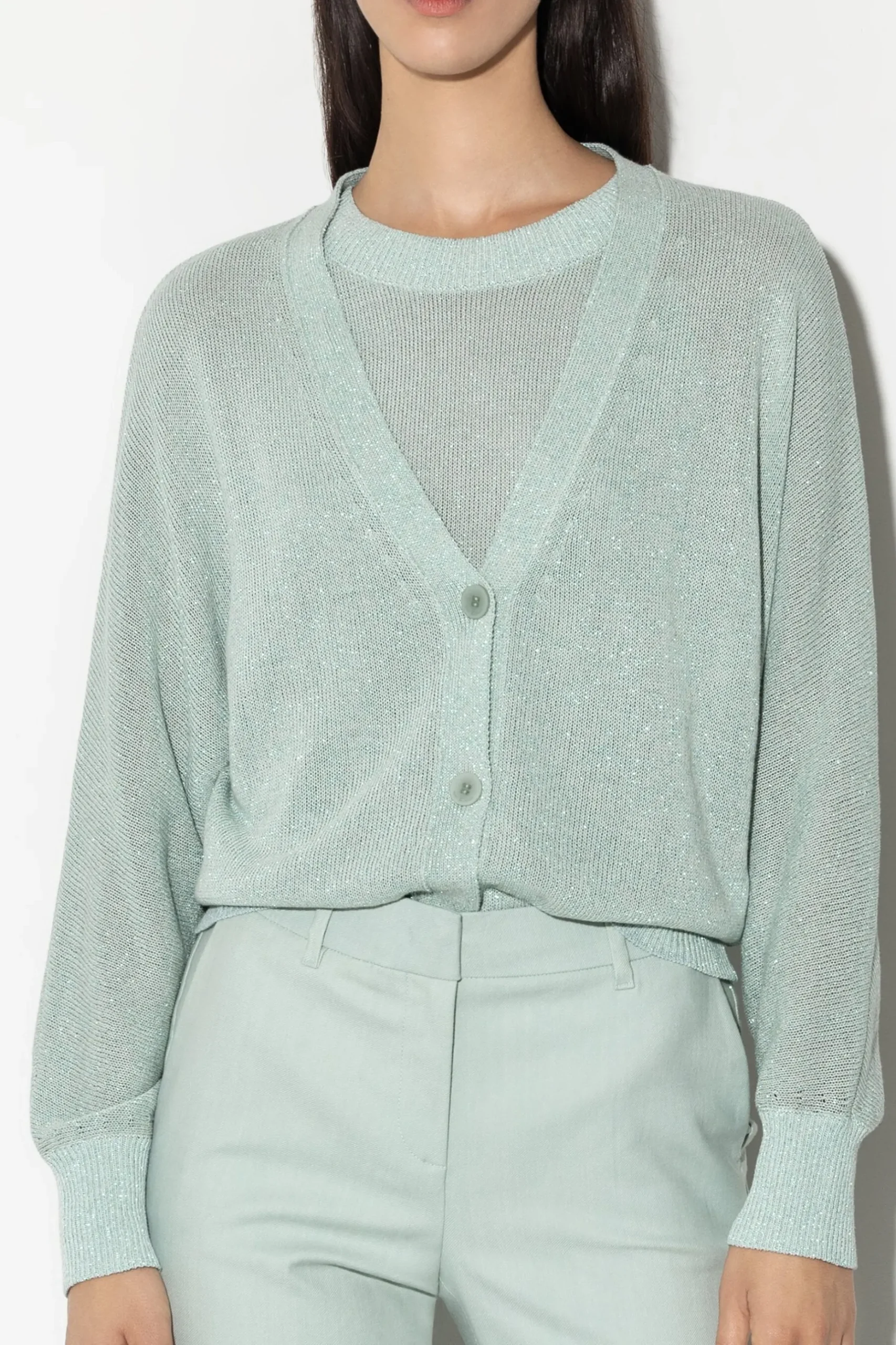 Hot LUISA CERANO Cardigan In Parallelo-Optik