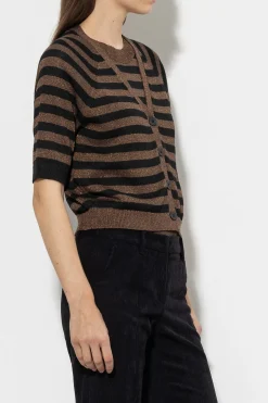 LUISA CERANO Cardigan Mit Streifen multi
