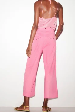Hot LUISA CERANO Cargo-Pants Aus Leinen-Mix