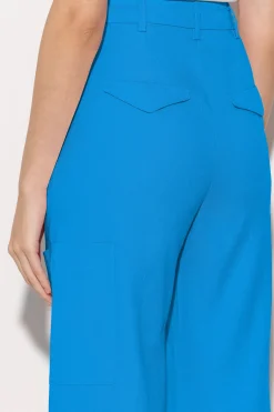 Hot LUISA CERANO Cargo-Pants Aus Leinen-Mix