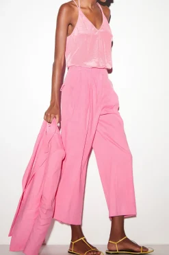 Hot LUISA CERANO Cargo-Pants Aus Leinen-Mix