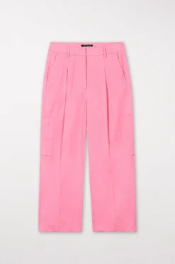 Hot LUISA CERANO Cargo-Pants Aus Leinen-Mix