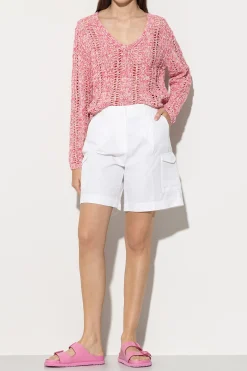 Best LUISA CERANO Cargo-Shorts Aus Leinen-Mix