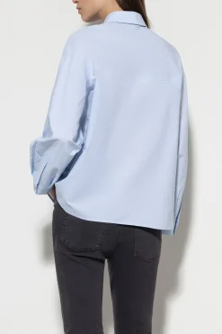 Online LUISA CERANO Chambray-Bluse sky blue