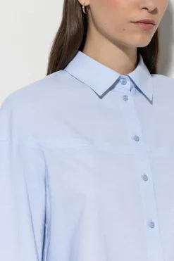 Online LUISA CERANO Chambray-Bluse sky blue