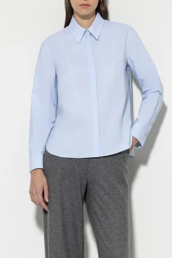 Hot LUISA CERANO Chambray-Hemdbluse