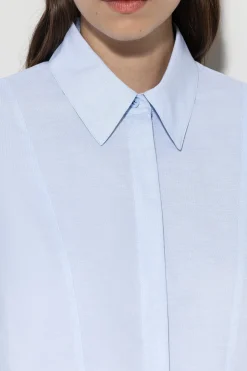 Hot LUISA CERANO Chambray-Hemdbluse