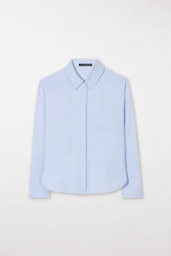 Hot LUISA CERANO Chambray-Hemdbluse