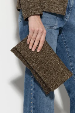 Online LUISA CERANO Clutch Mit Metallic-Effekt gold metallic