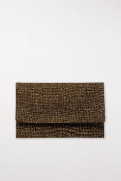 Online LUISA CERANO Clutch Mit Metallic-Effekt gold metallic