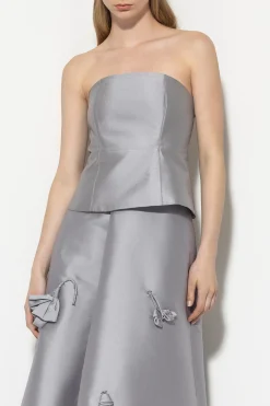 Hot LUISA CERANO Corsage Aus Seiden-Mix