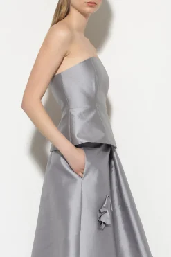 Hot LUISA CERANO Corsage Aus Seiden-Mix