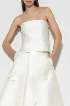 Hot LUISA CERANO Corsage Aus Seiden-Mix