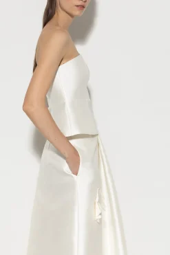 Hot LUISA CERANO Corsage Aus Seiden-Mix