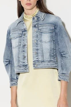 Sale LUISA CERANO Denimjacke Im Used-Look blue denim