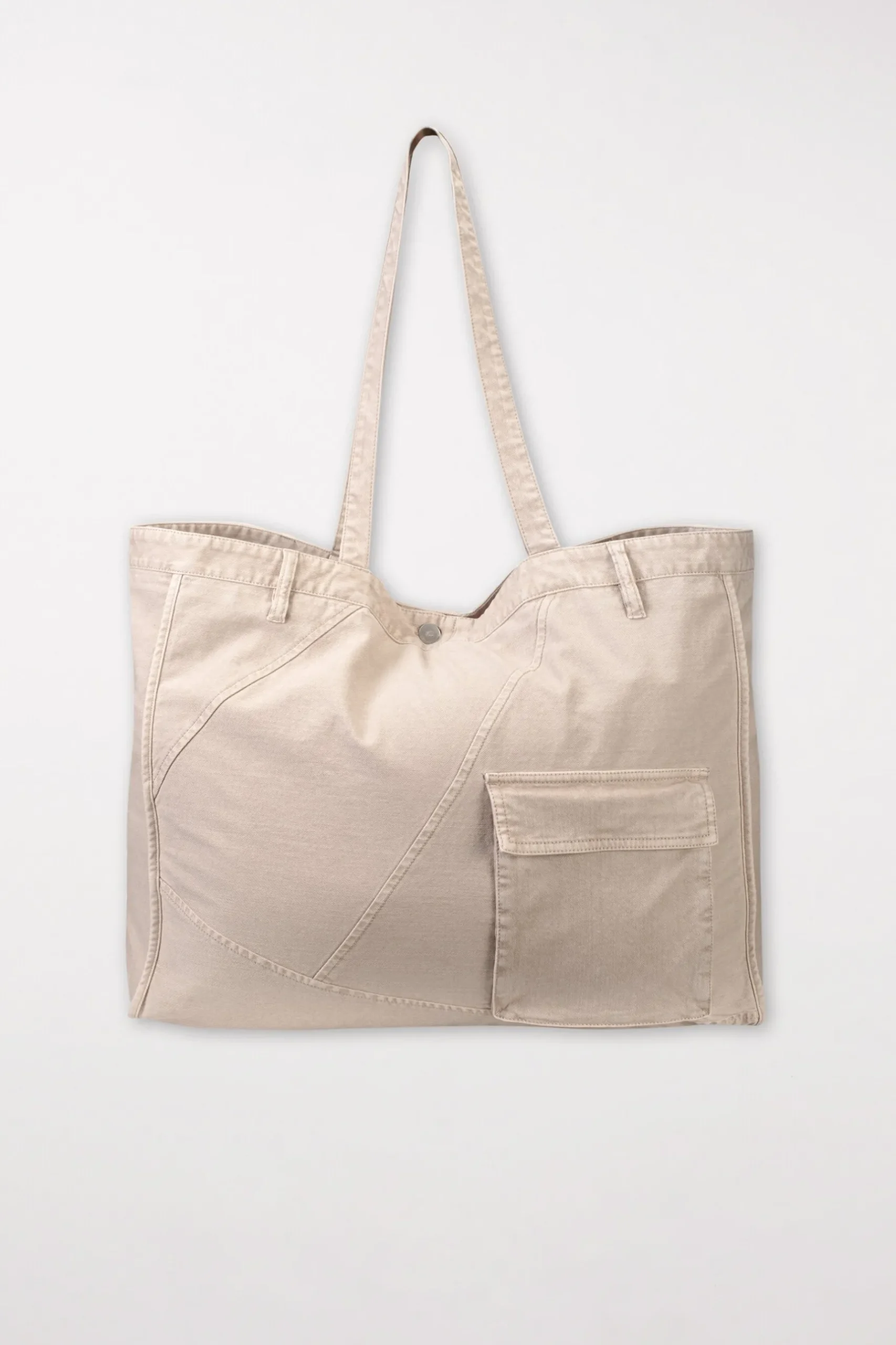 Sale LUISA CERANO Denim-Shopper cashew