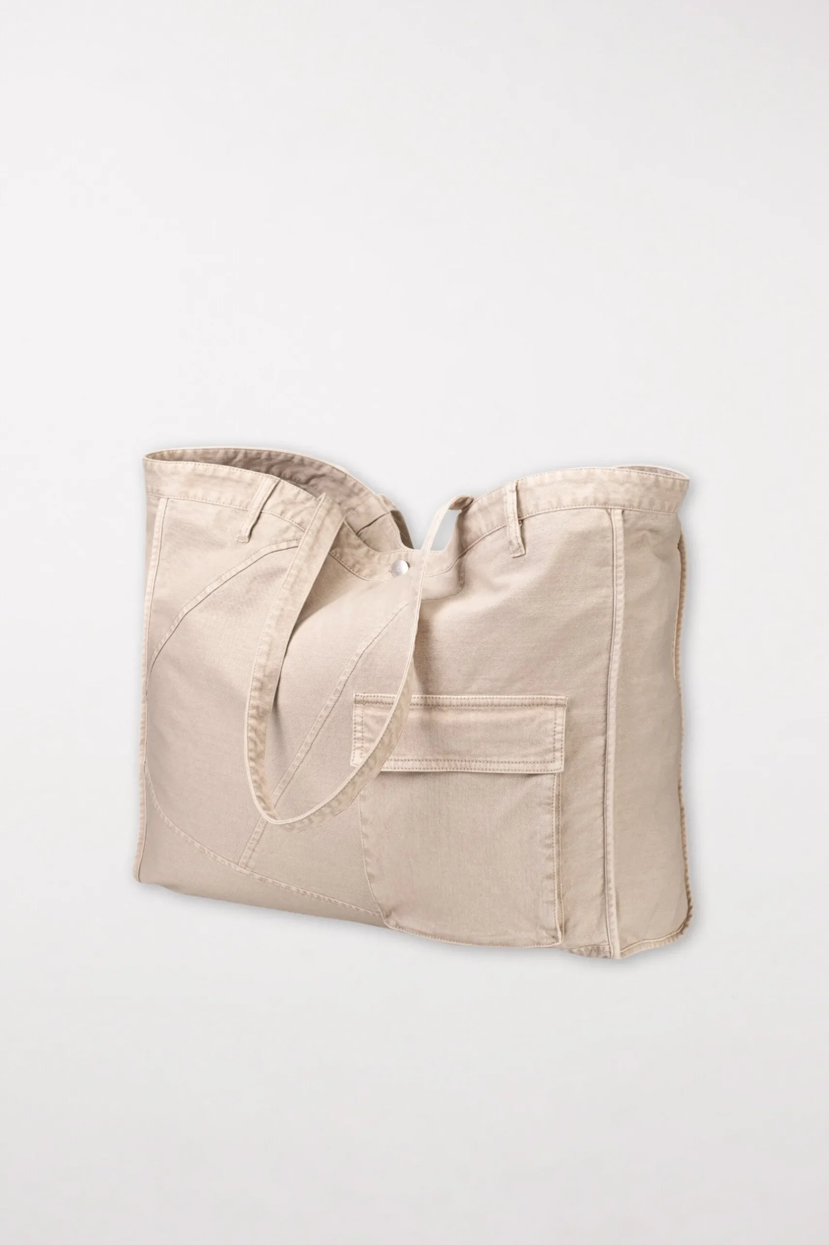Sale LUISA CERANO Denim-Shopper cashew