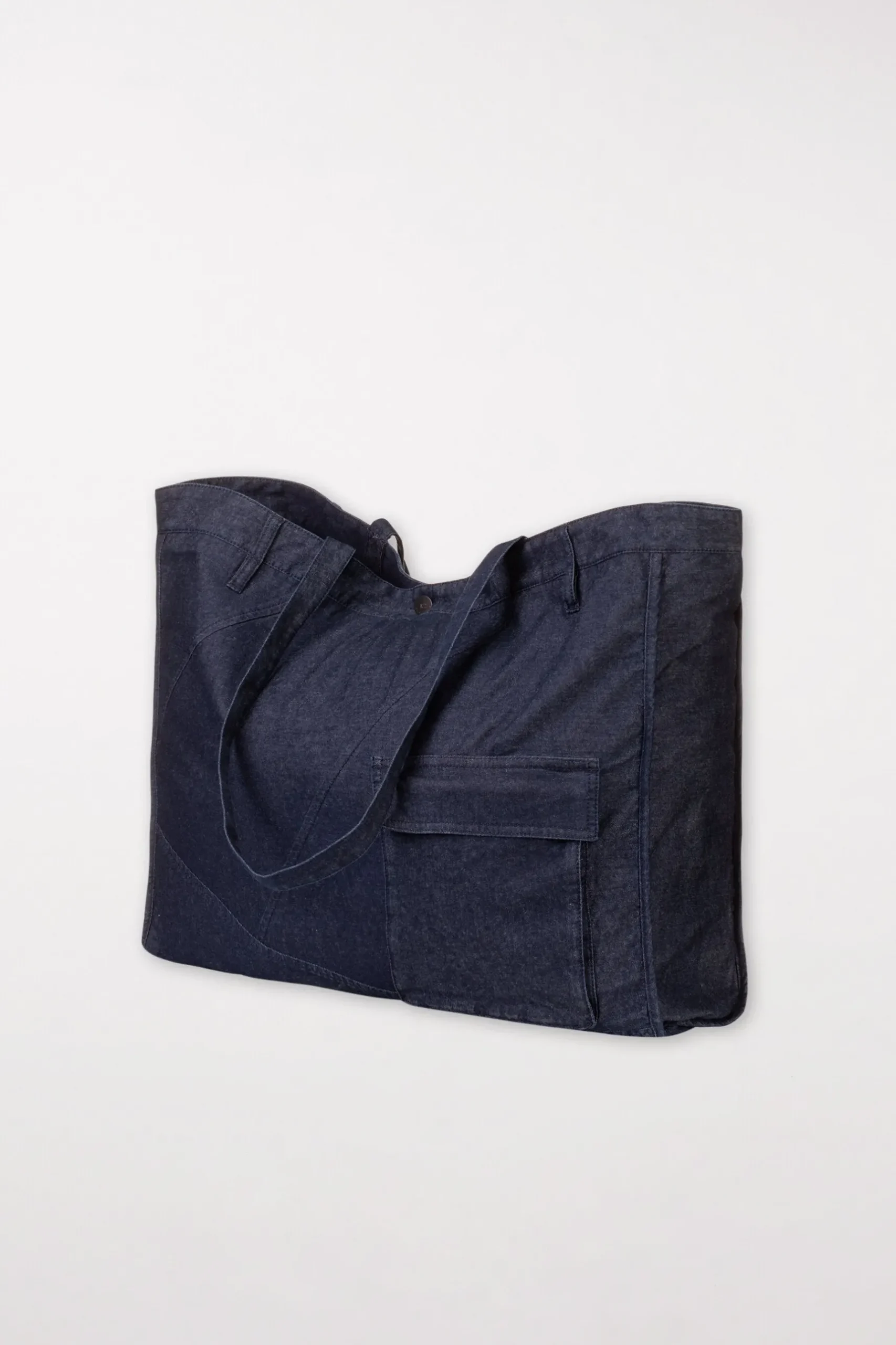 Hot LUISA CERANO Denim-Shopper dark navy