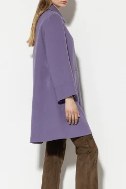 LUISA CERANO Doubleface-Mantel mauve