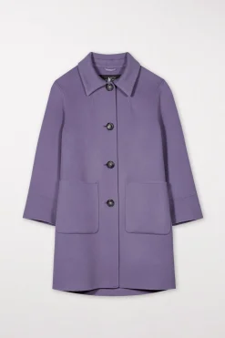 LUISA CERANO Doubleface-Mantel mauve