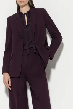 LUISA CERANO Ein-Knopf-Blazer burgundy