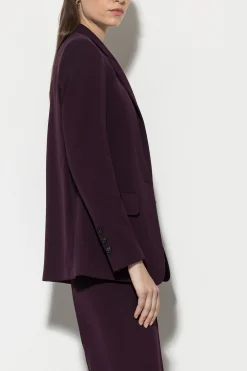 LUISA CERANO Ein-Knopf-Blazer burgundy