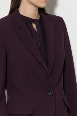 LUISA CERANO Ein-Knopf-Blazer burgundy