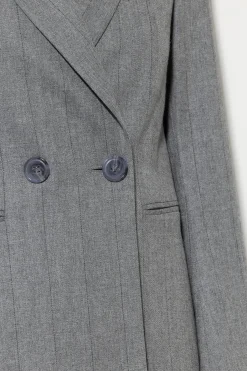 LUISA CERANO Fischgrat-Blazer heather grey