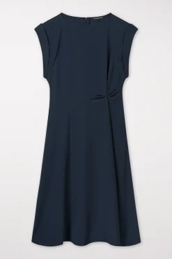 Best LUISA CERANO Fit&Flare-Midikleid dark navy