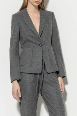 Hot LUISA CERANO Flanell-Blazer dark grey melange