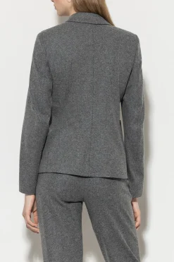 Hot LUISA CERANO Flanell-Blazer dark grey melange