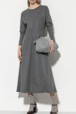 Best LUISA CERANO Flanell-Kleid dark grey melange