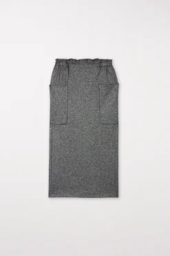 Best LUISA CERANO Flanell-Rock dark grey melange